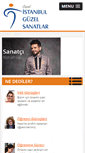 Mobile Screenshot of istanbulguzelsanatlar.com